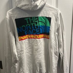The North Face White Fleece Sweatshirt
